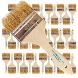 Vermeer 36Pk - 3" Chip Brushes for Paints, Stains, Varnishes, Glues & Gesso