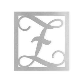Jess and Jessica Metal Letter Z, Metal Letter for House, Metal Monogram Wall Hanging, Large Metal Letters, Cursive Metal Letter