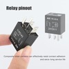 2PCS Car Relay Replacement OEM# 8T2T-14B192-AA,Multi-Purpose 4 Pin Relay Automotive