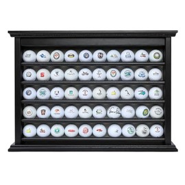 Golf Ball Display Case~Holds 50 G0lf Balls~Handcrafted Solid Wood ~Three Color Options