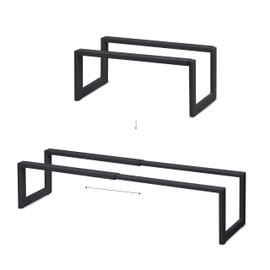 QUALIAZERO Expandable Shoe Rack Organizer for Closets, Entryways, Hallways, Bedrooms, Living Rooms, Kitchens, Bathrooms, Laundry Rooms (ONYX SHADOW, 1 PACK)