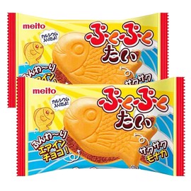 Taiyaki, Original flavor, Japanese Sweets Wagashi, Traditional Asian Dessert Snacks, Suitable for Afternoon Tea ＆ Daily Snack, 0.6 Ounce (Pack of 2)