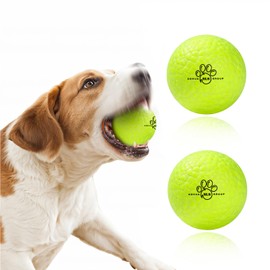 AOHUA SLS GROUP Indestructible Dog Balls for Aggressive Chewers: Interactive Pet Toys, Solid-Colored, Durable, Bouncy, and Water Toy Fetch Balls, Herding and Jolly Ball for Dogs