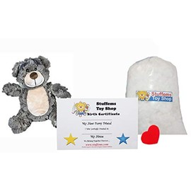 Make Your Own Stuffed Animal Mini 8 Inch Grahm The Cracker Bear Kit - No Sewing Required!