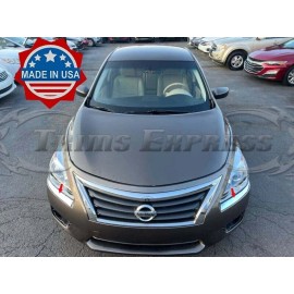 Trims Express fit:2013-2015 Nissan Altima Front Bumper Headlight Cover Accent Trim Door 2Pc