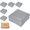 SKIR'CO (6 pieces) fence post caps, square, 80 x 80