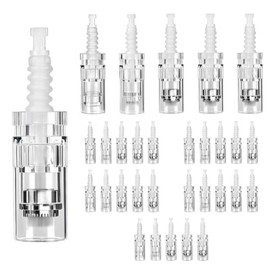 30PCS Recambios Nano de Repuesto, Diseño de Encaje a Presión, Compatible para MYM y DR PEN modelos M5, M7, M8,A6, N2-C & E30, fáciles de usar en casa