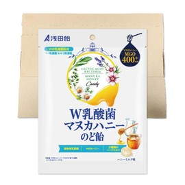 浅田飴 W乳酸菌マヌカハニーのど飴 60g PSJBOX のど飴