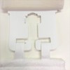 Senko 78703 B.B.collection Cushiony Paper Holder Cover, White, Cotton, Cotton,