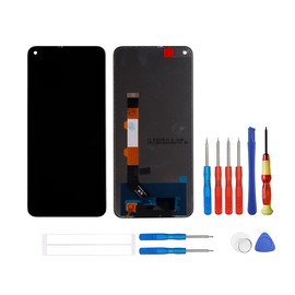 SWARK LCD Display Compatible with Redmi 9T & Redmi Note 9 4G & Poco M3 (Black Without Frame) Touch Screen Digitizer Assembly Replacement + Tools