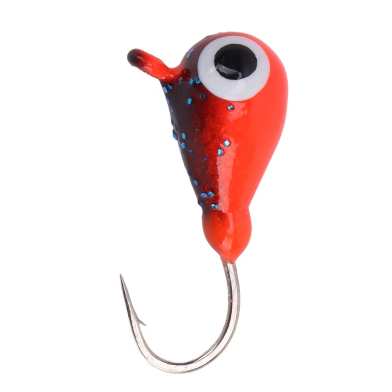 5 PCS Ice Fishing Jigs Kit Winter Fishing Perch Hooks