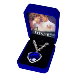 Dtup Collar Corazón Del Mar Titanic Joyería De Importación