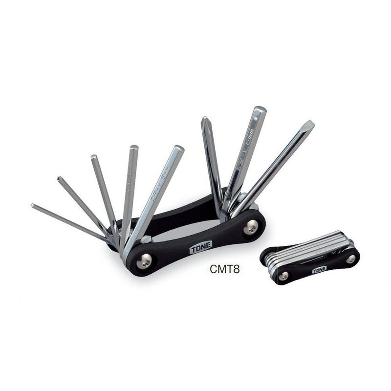 Tone CMT8 8-in-1 Multi-Tool Kit, Black