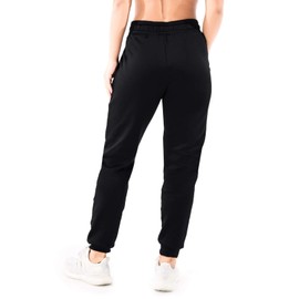 Yogipace Women's 28" High Waisted Fleece Lined Joggers Thermal Warm Winter Sweatpants Black Size M