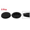 sourcing map Black Rubber Closed Blind Blanking Hole Wire Cable