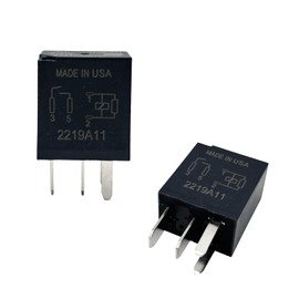 Relay 8T2T-14B192-AB (Set of 2), 12VDC 4 Pins Plug-in Automotive Relay - Compatible for Select Ford Vehicles