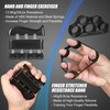 Grip Strengthener Kit 7 Pack, Adjustable Resistance Forearm Exerciser, Finger