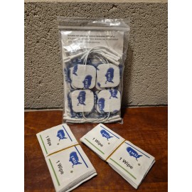 EMSI 24 EMSI 1.5"x 1.5"  Electrical TENS Stimulation Electrodes & 24 Wipes B1