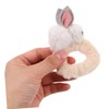 Outanaya Easter Rabbit Plush Hair Tie for Cute Elastic Ponytail