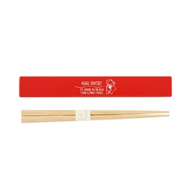 Takenaka T-86262 Bento Chopsticks, Red, 7.1 inches (18 cm), Chopsticks Ferry Chopsticks, Chopsticks Case Set, Red, 7.1 inches (18 cm)