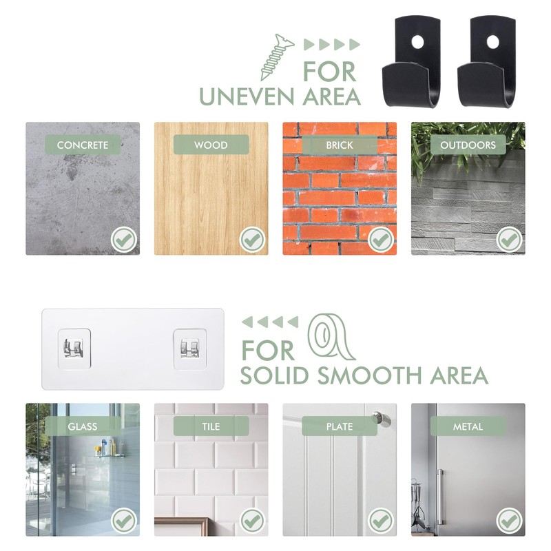 LIGHT DUST Wire Hanging Wall Basket, 4 Black Baskets Set,