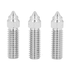 3Pcs 3D Printer Extruder Nozzle 1.75mm M6 High Speed Hotend Extruder Nozzle for Creality K1 1.75/0.6mm