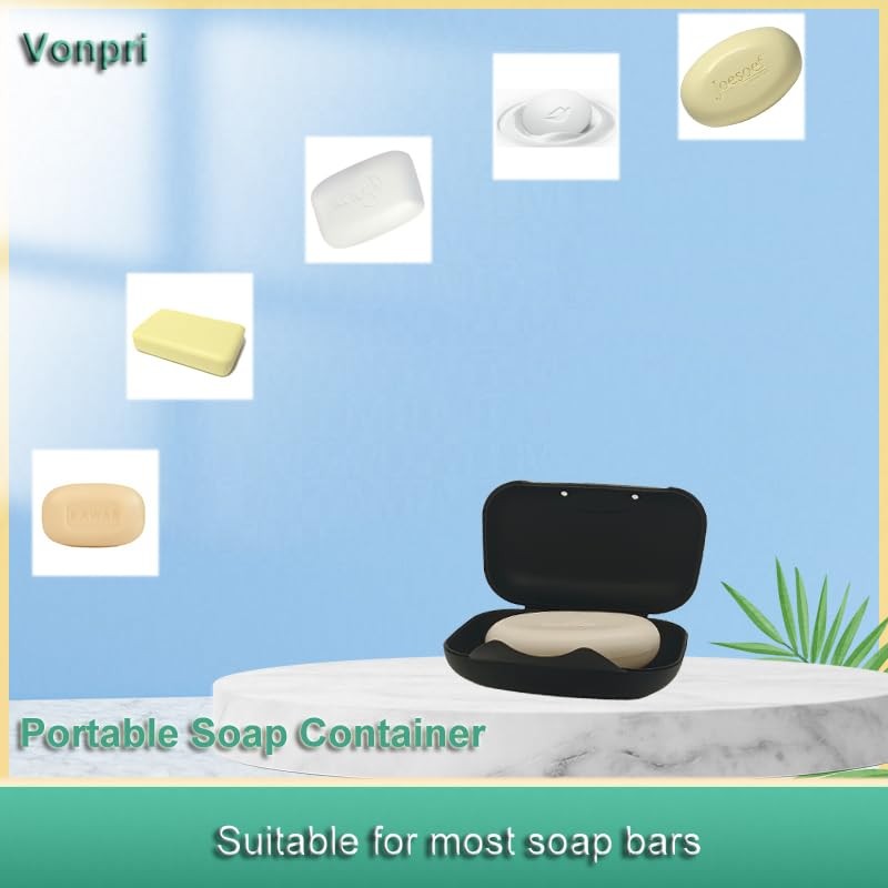 Travel Soap Case Soap Dish Bar Holder Container Box for