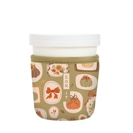 Sok It IceCreamSok Insulated Neoprene Cover (The Pumpkin Gallery, Tapered Ice Cream Pints)
