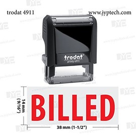 New Trodat 4911 Self Inking Rubber Stamp w. Billed