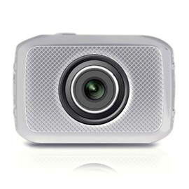 Pyle PSCHD30SL Mini High-Definition Sports Action Wide-Angle HD Camera & Camcorder, 720p, SD Card Slot, Touchscreen (Silver)