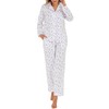 LUBOT 100% Cotton Pajamas for Women 2PC PJ Set Poplin