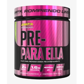 Limit-X Nutrition Pre-Para Ella, Polvo pre-entramiento, 30 porciones (Limonada)