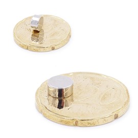 Brudazon 25 Mini Disc Magnets 6 x 3 mm N52 Strongest Level Neodymium Magnets Ultra Strong Power Magnet for Model Making, Photo, Whiteboard, Notice Board, Fridge, Crafts, Magnetic Disc Extra Strong