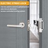 Access Control Electric Strike Door Lock Fail-Secure/Fail-Safe Kit System, Door