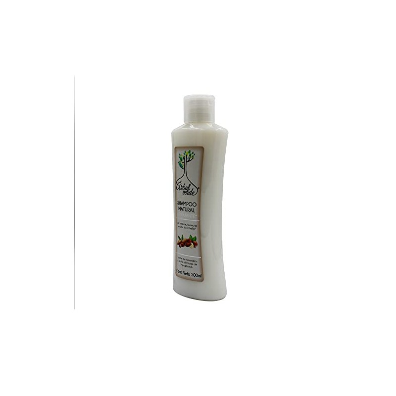 Arbol Verde Shampoo Natural Hidratante con Leche de Almendras y