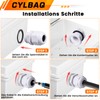 Cable Gland Set, 12 Pieces Cable Gland M20 Cable Duct