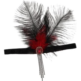 WOONEKY Diadema De Los Años 20 Para Mujer, Accesorios Para El Cabello De Los Años 20, Tocado Vintage, Decoración Para La Cabeza De Mujer, Diadema Para La Frente, Tocado De Los Años 20,