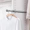 FIRJOY Valet Rod for Closet Pull Out (Silver)