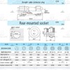 SZJELEN SD28 28MM 16Pin Pair Aviation Cable Connector Plug Socket,Waterproof