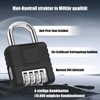 Heavy Combination Lock, 2 Pack, High Performance Padlock with Combination