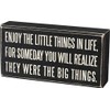 Primitives by Kathy 15861 Classic Box Sign, 8 x 4-Inches,