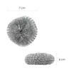IDEA HOME - Pack of 3 steel sponges, metal scourer,