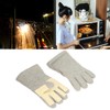 1 Pair Heat Resistant Gloves Separate Fingers Hot Proof Mitts