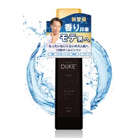 DUKE' nature pods Men's All-in-One Gel 50mL | Fresh Herbal Scents & Highly Moisturizing, Aging Care, 8 Plant Formulated Skin Care