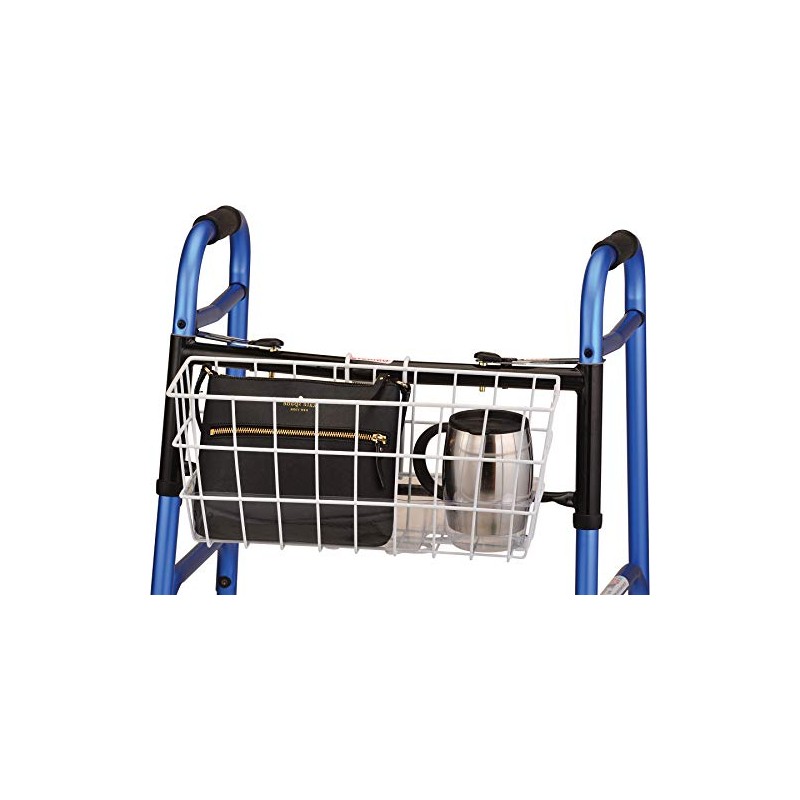 NOVA Folding Walker Basket with Cup Holder Bottom Liner Insert,