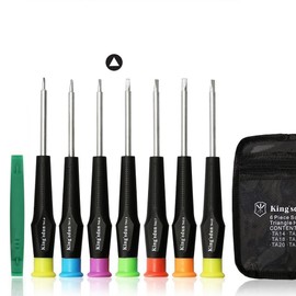 Juego de destornilladores de 8 piezas con cabeza triangular para juguetes electrónicos, kit de herramientas de destornillador magnético con cabeza triangular para reparación de la serie de