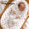 Yoofoss Pack of 2 Baby Fitted Sheets Microfibre Mattress Topper