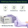 Lilac Nitrile Disposable Gloves - 50 Count - 3 Mil