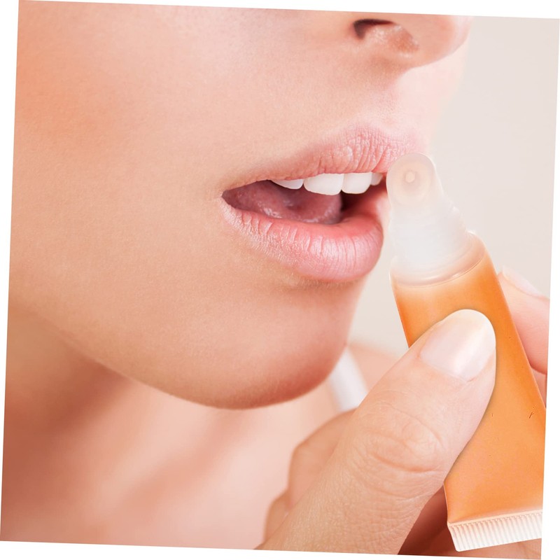 Minkissy 30pcs Transparent Lip Gloss Tubes Caps Refillable Lipstick Storage