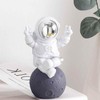 Cute Small Astronaut Figurines,Spaceman Statue Decor for Living Room Bedroom